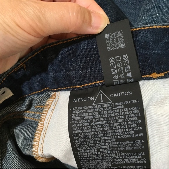 Zara jeans Signature Denim The Relaxed Cropped high waist women 4 - Picture 10 of 11